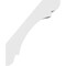 Ekena Millwork 5 1/2-in. W x 20-in. D x 24-in. H Olympic Architectural Grade PVC Knee Brace BRCP055X20X24OLY - alternate 2